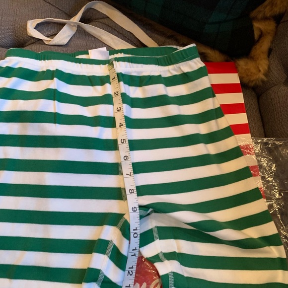 NWT HANNA ANDERSON XS HOLIDAY PJ’S
GREEN/WHITE STRIPES WITH RED SUPERSOFT - Picture 5 of 9